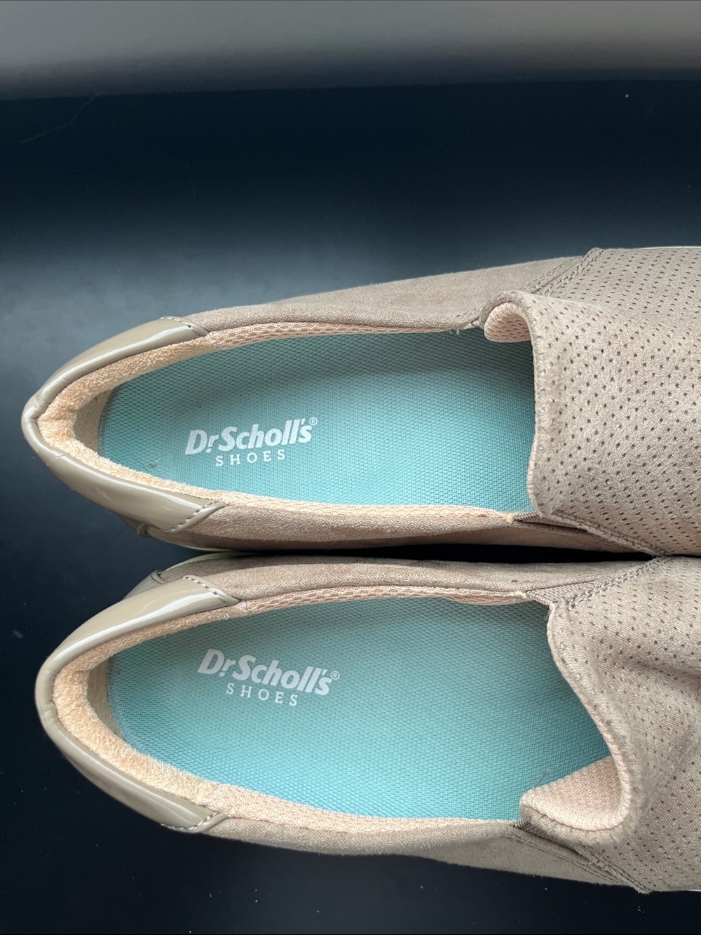 Dr. Scholl's Women’s Slip-On Perforated Loafers - Taupe - Picture 3 of 8